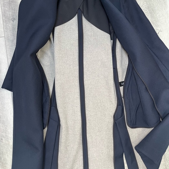 Rag & Bone navy blue trench coat, size XS, S. - Picture 3 of 4